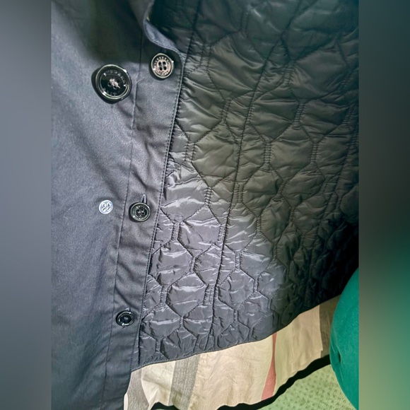 Burberry Brit Black Reymoore Trench Coat with removable liner and hood - Picture 6 of 7